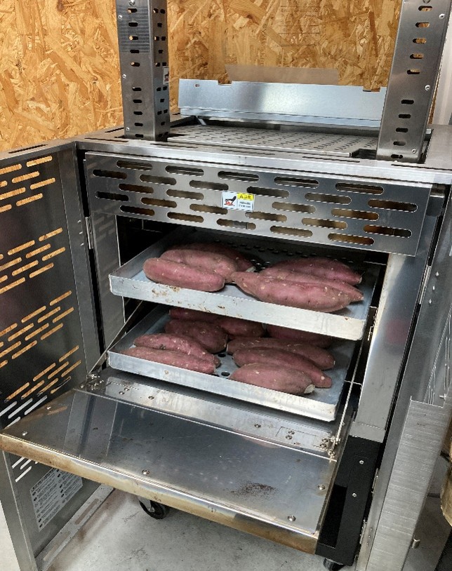 焼き芋の製造工程